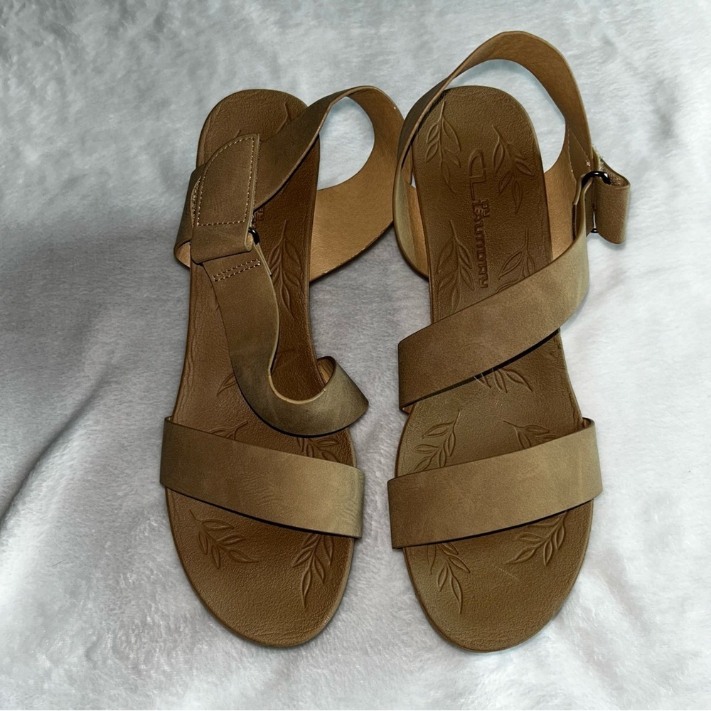 Chinese Laundry Brown Wedge Sandals